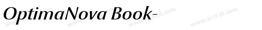 OptimaNova Book字体转换 OptimaNova Book字体转换